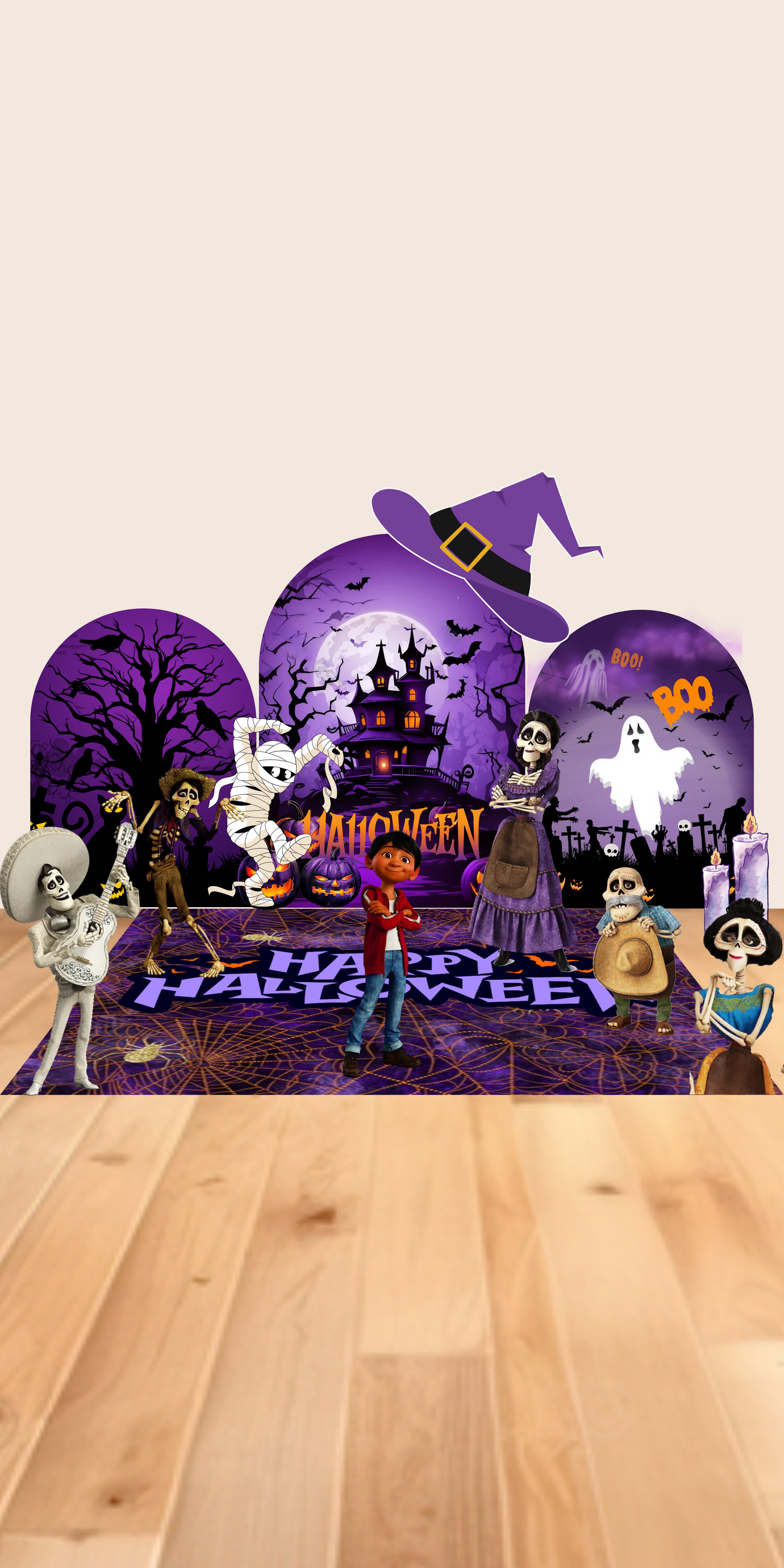 CoCo Halloween Back Drop