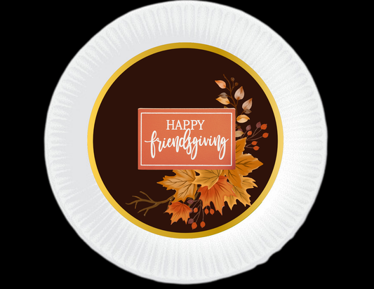 Friendsgiving Party Favor Editable Template Bundle